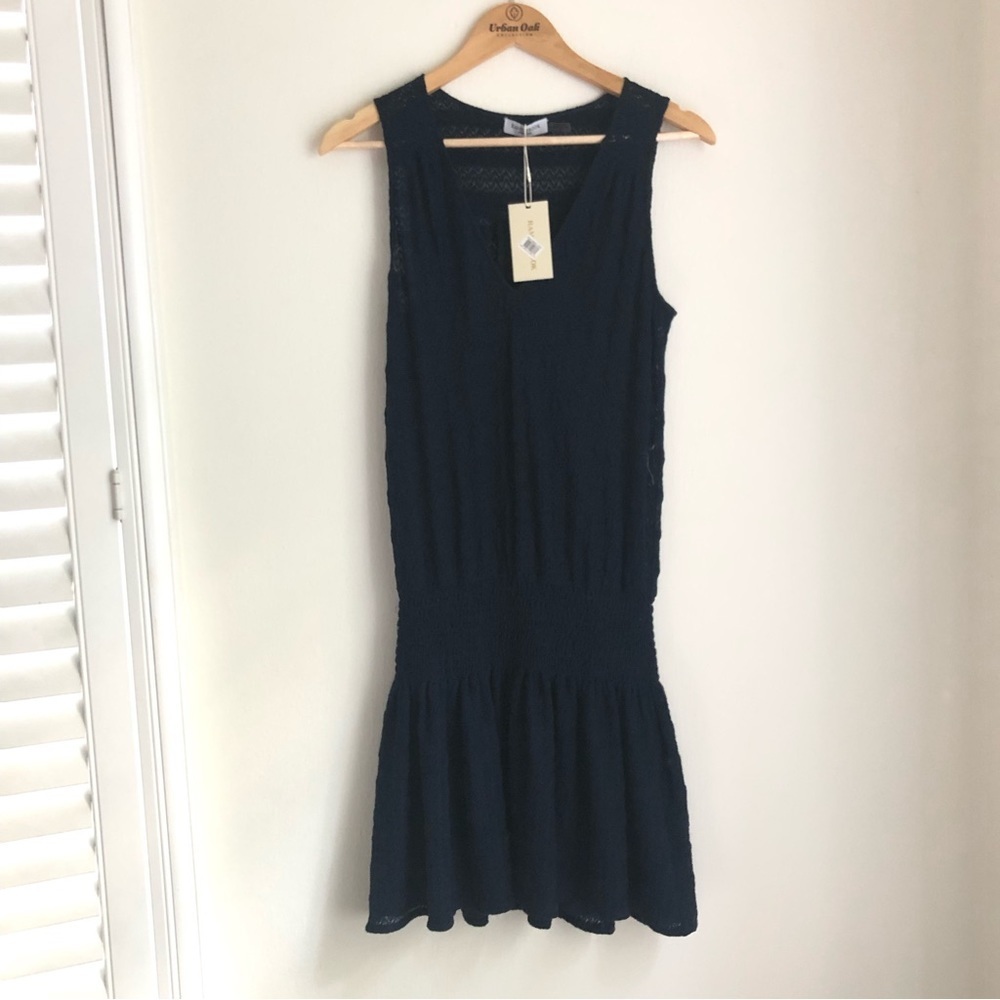 Ramy Brook Size Small Parker Mini Dress In Navy - Picture 2 of 9